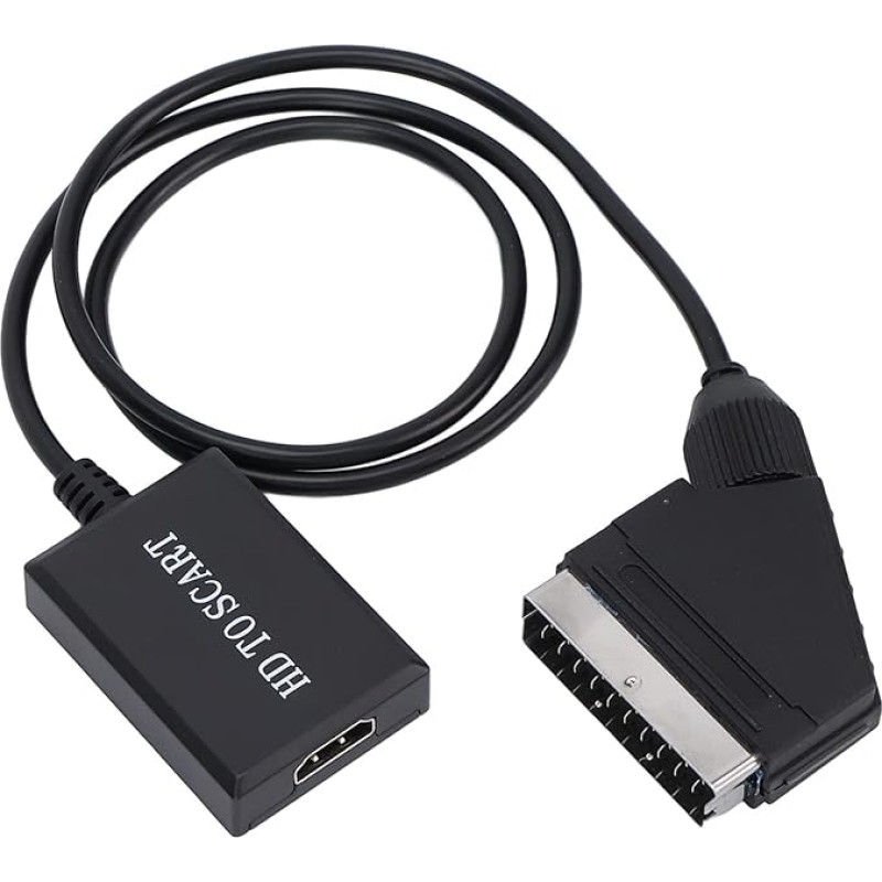 Zunate HDMI to SCART Converter, HD Multimedia Interface to SCART Converter HD Multimedia Interface Video Adapter Converter