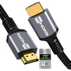 Anhuicco HDMI 2.0 Cable 15 Metres 4K 30Hz 60Hz FreeSync Dolby ARC HDR HDCP 2.2 Supports PS5 Soundbar Real 4K TV