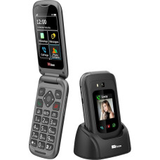 TTfone TT970 WhatsApp 4G Touchscreen Senior Big Button Flip Phone - Pay As You Go Prepaid - Simple and Easy to Use (£0 Credit, Three)