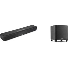 Denon Home Sound Bar 550 Home Cinema Soundbar with Dolby Atmos and Wireless Home Subwoofer