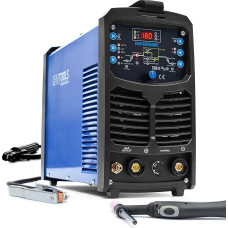 IPOTOOLS INV185PACDC TIG suvirinimo aparatas AC DC suvirinimo aparatas su 180 amperų visiškai skaitmeniniu inverteriniu suvirinimo aparatu, įskaitant RF uždegimą, impulsų funkciją, aliuminio suvirinimą, MMA, IGBT