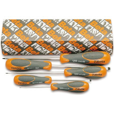 Beta 1290 Schraubendreher Satz, Werkzeuge (Schraubendreher Set inkl. 5 įrankiai (Art. 1290), Schraubenzieher in verschiedenen Größen, hochwertige Materialien, robustes Werkstattzubehör)