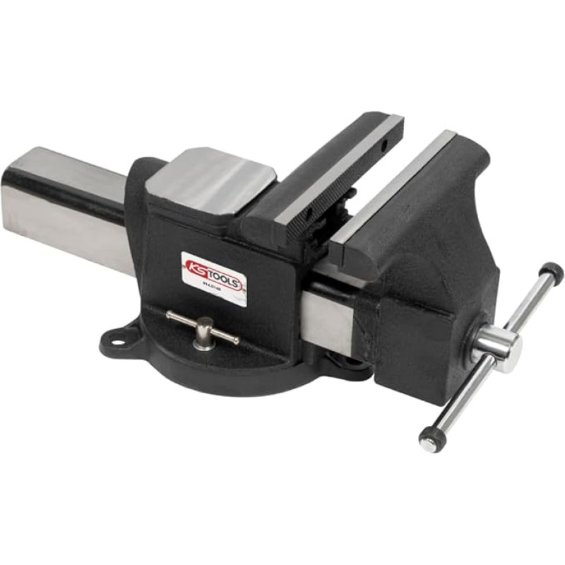 KS Tools 914.0148 Veržliaraktis su lygiagrečiais žandikauliais 200 mm, baltas