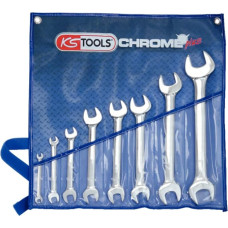KS Tools 518.3200 CHROMEplus Dvigubų veržliarakčių rinkinys, 8 vnt.