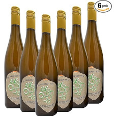 Natūraliai drumstos baltųjų vynuogių sultys Demeter kokybės iš Weingut Gustavshof, baltosios tiesioginės vyndario sultys (6 x 730 ml)