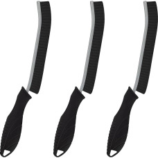 KMOSENIA Cleaning Brush - Hard Bristles Corners Cleaning Brush, Gap Cleaning Brush, Joint Brush, Multifunctional Cleaning Brush, Corner Cleaning Brush for Bathroom Kitchen (3, Black Handle)