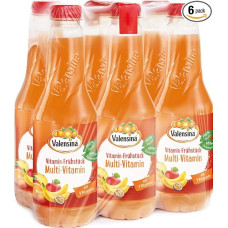Valensina PET multivitaminai, 100 % sultys, 6 x 1 l