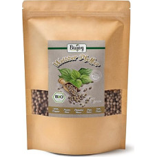 Biojoy Organic Pepper White Whole (1 kg), Peppercorns White, Ideal for the Mill (Piper Nigrum)