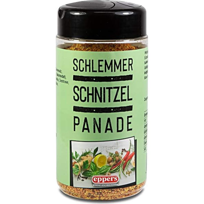 eppers Gourmet schnitzel breading, Fanade for meat, poultry and vegetables, vegan, shaker, 200 g