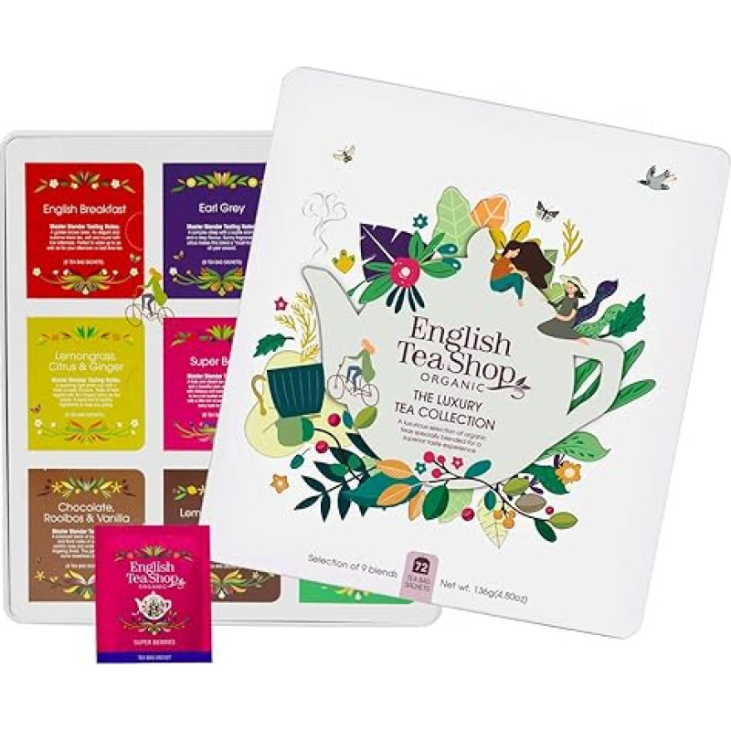 ETS - Metalinė arbatos dovanų dėžutė 