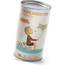 Trink Meer Tee RÜCKENWIND Organic Fruit Tea | Natural Organic Tea Berry Mix | with Sea Buckthorn Berries, Aronia Berries and Hibiscus Flowers | Loose Tea in Pretty Tea Tin | Also as a Gift I 170 g