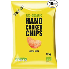 Trafo - Handcooked Chips Cheese and Onion - 125 g - Pack of 10