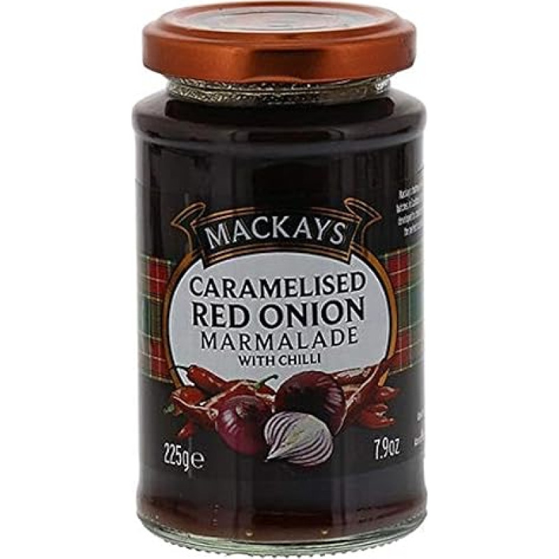 Mackays Chutney Cebolla Roja Caramelizada Con Chiles 225 g