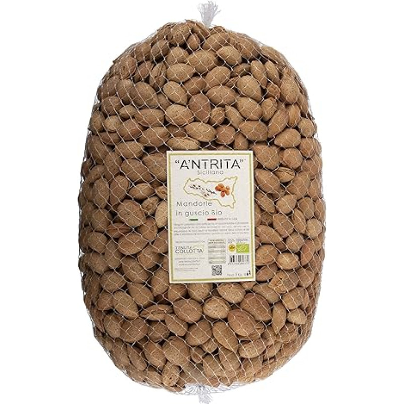 A'Ntrita® - Almonds in a Bowl Organic 5 kg - 100% Italian - Made in Sicily