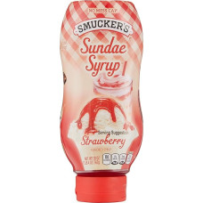 Smucker's - Strawberry Syrup for Ice Cream and Milkshakes - 567g Bottle