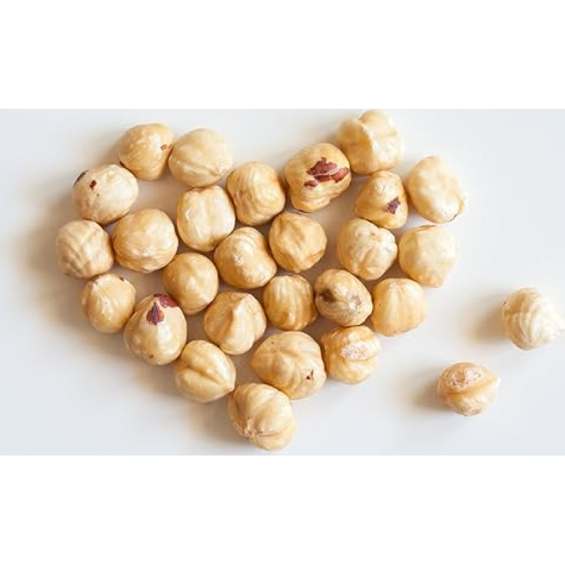 2 x 500 g Blanched Hazelnuts | Hazelnut Blanched | Whole / Peeled Nut | Hazelnut Kernels | Peeled | Unsalted 1 kg