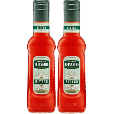 Mathieu Teisseire Drinks Syrup Bitter Aperitif 0.25 L Cocktails (Pack of 2)