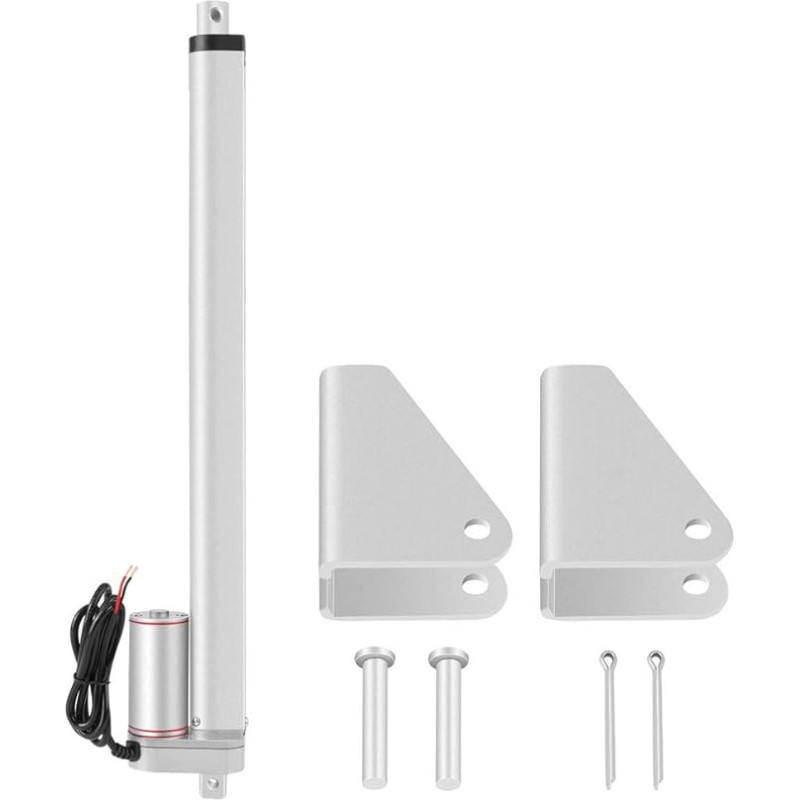 Linear Actuator, Linear Motor 24 V, Electric Linear Drive with 350 mm Stroke and 750 N Force in Straight Line