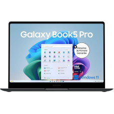 Samsung Galaxy Book5 Pro AI Laptop, 14 Inch Display, AI Notebook with Intel Core Ultra 7 Processor, 16GB RAM, 512GB Memory, Copilot+ PC, Moonstone Grey
