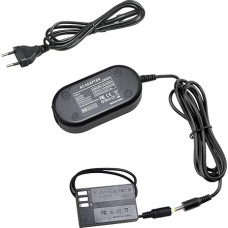 Glorich K-AC128 D-AC128 K-AC109 K-AC168 D-DC128 Pentax K-30 K-50 K70 K-r K-2 K-S1 ir K-S2 DSLR fotoaparatų kintamosios srovės adapterio pakaitalas, D-Li109 pakaitalas (bet nesuderinamas su Pentax KP)