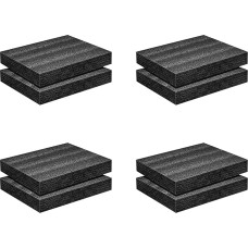 Gbloodst 8 x Polyethylen-Schaumstoff-Blätter, 40,6 x 30,5 x 5,1 cm (16 x 12 x 2 ), dicke Schaumstoffeinlagen für Bastelarbeiten, Polyethylenschaum-Pad