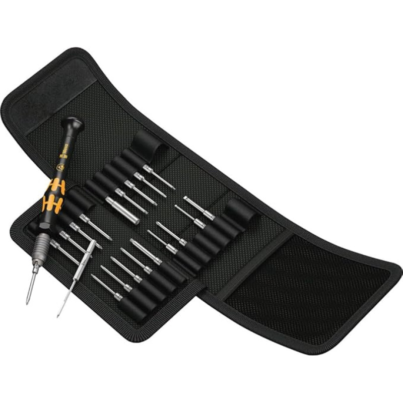 Wera 05135973001 Kraft Form Kompakt Micro 21 ESD rinkinys, juodas, Teilig