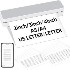 ATOMUS A4 formato terminis spausdintuvas Nešiojamasis spausdintuvas Belaidis 