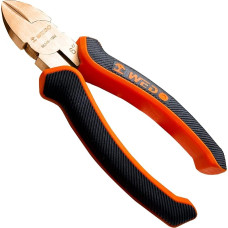 WEDO Nevirinančios šoninės žnyplės, preciziškas pjovimas, profesionalus kabelių pjoviklis, berilio varis, 150 mm ilgio, universalios replės, skirtos kabeliams pjauti, nuimti juosteles, užspausti, nemagnetinės, BAM/FM