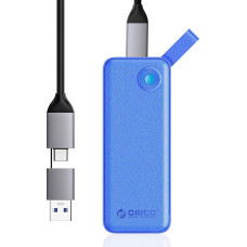 ORICO 2TB External SSD up to 1050MB/s, Portable SSD Hard Drive External with 2-in-1 USB C & A Cable, Suitable for iPhone 16 Pro Max, Tablet, Laptop B10PRO (Blue)