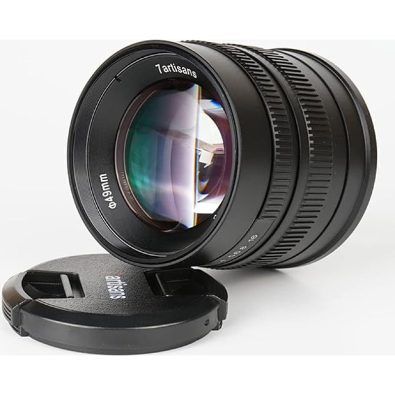 7artisans 55mm F1.4 APS-C rankinis fiksuotas objektyvas, skirtas 