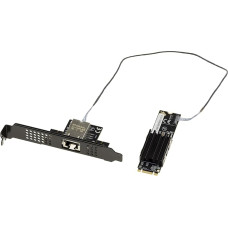KALEA-INFORMATIQUE M2 RJ45 10G LAN 10 GIGABIT Ethernet valdiklio kortelė, skirta PCIe M2 prievadui, M raktui arba B+M su AQUANTIA AQC113 lustų rinkiniu