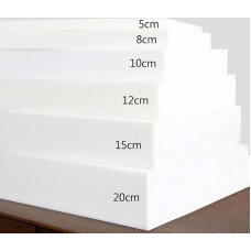 Kongdson Ersatz-Schaumstoffkissen für Polstermöbel, 3/5/8 cm dicke Schaumstoffpolsterung, hochdichter Schaumstoffboden, 45 x 45 cm