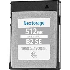Nextorage CFexpress Type B Card 512GB, Japanese Memory Card Data Storage CF Express Type B Card, Camera Accessory for Sony/Nikon/Canon/Panasonic/Fujifilm, B2SE NX-B2SE512G