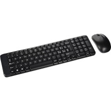 Logitech MK220 Wireless Keyboard and Mouse Combo (Black) (Italian Layout)