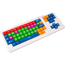 DURAGADGET PS2 USB Keyboard for Children with Disabilities - Ideal for Teaching and Learning at Home (470 x 180 x 15mm)