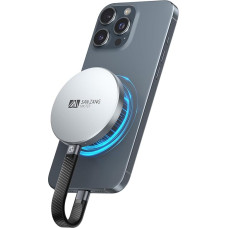 SAN ZANG MASTER itin plonas 7 mm magnetinis SSD diskas - modernus minimalistinis dizainas ir didelė talpa / lengvas aliuminio korpusas / USB-C suderinamas su kompiuteriu / nešiojamuoju kompiuteriu 512 GB