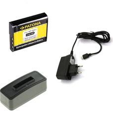 bg-akku24 Akumuliatorius, įkroviklis, maitinimo šaltinis, skirtas Sony Cyber-Shot DSC-W90, DSC-W100, DSC-W110, DSC-W115, DSC-W120, DSC-W130, DSC-W150, DSC-W170, DSC-W200, DSC-W210, DSC-W215, DSC-W220, DSC-W230, DSC-W270