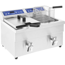 Royal Catering Dviguba indukcinė riebalų keptuvė 7000W 230V 2x 10L