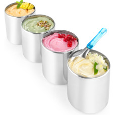 Hendi Ice cream tray round steel container 200 mm dia 6.7 l - 807002