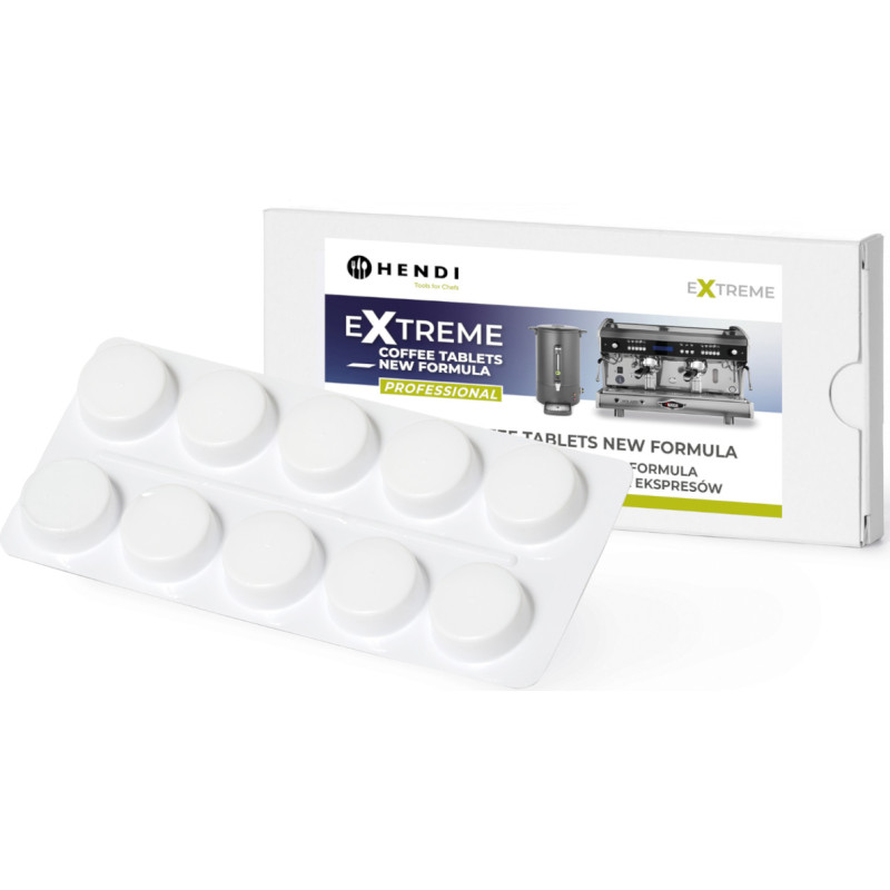 Hendi Professional machine cleaner Extreme Coffee Tablets - 10 tablets - 976654