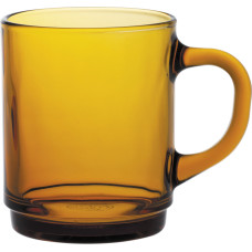 Duralex Glass with ear VERSAILLES AMBER 260 ml orange - set of 6 pcs.