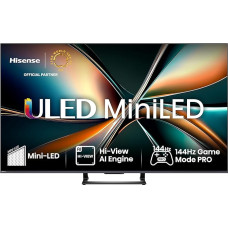Hisense 65U7Q TV 65 Inches, 4K Mini LED ULED, Smart TV, Hi-View AI Engine, 144Hz Game Mode Pro, FreeSync Premium, Built in Subwoofer, Dolby Vision IQ Atmos, Airplay, Voice Control [2025]
