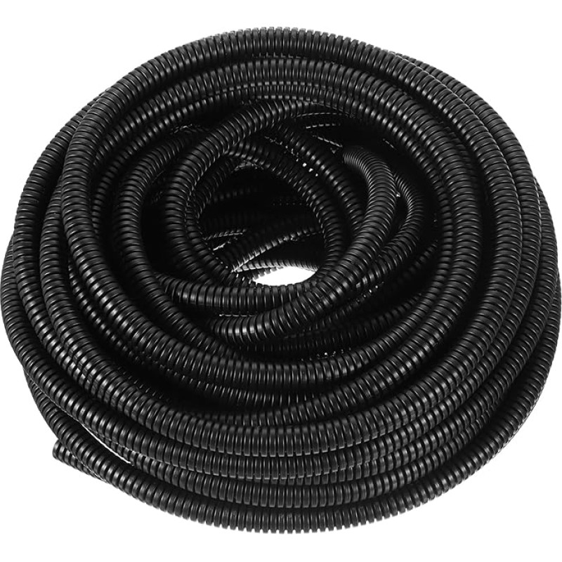 Wire Protection Tube, 15 m - 6.5 mm, Wire Duct Hose, Cable Protector, Cable Sleeves, Flexible Electric Wire Protection