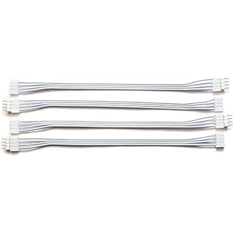 Litcessory Extension Cable for LIFX Z Strip Light (150mm, 4 Pack, White)