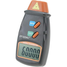 Skaitmeninis tachometras, DT-2234C + bekontaktis skaitmeninis LCD foto spidometras Mini RPM Tester Meter Skaidrus LCD ekranas, didelis matavimo tikslumas
