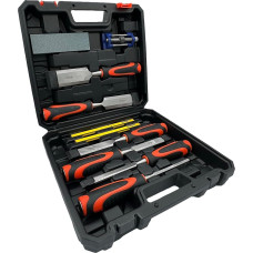 Rolson 56140 CRV Chisel and Honing Guide - Orange/Black (Pack of 10)