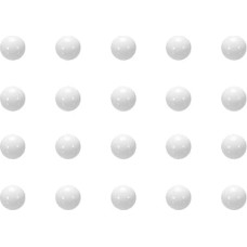 4.5mm POM Coin Ring Making Balls Plastic Bearing Ball Pack of 100