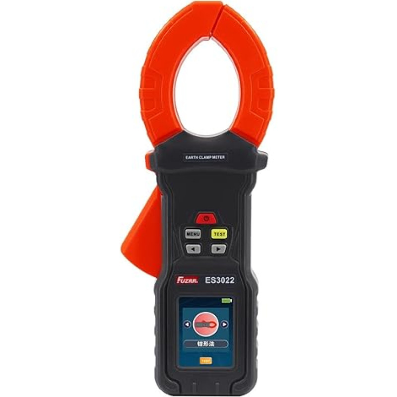 Stromzange, Bodenstapelklemme Bodenwiderstand Testerschleife Widerstandszähler Bodenwiderstand Testzähler Spannung und aktueller Tester ES3022E.