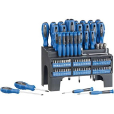 AGT Screwdriver Set: 101 Piece Screwdriver and Bit Set with Wall Mount (Screwdriver Bit Set)