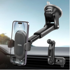 APPS2Car Mobile Phone Holder Car Air Vent, Universal Phone Holder for Cars Windscreen/Dashboard/Window, Car Vent Phone Holder with Sticky Gel Pad, Compatible with All Mobile Phones
